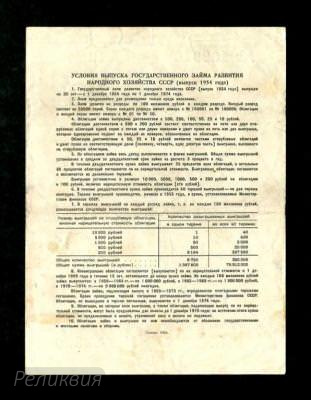 Россия. Облигация. 50 рублей 1954. (200) 2.jpg
