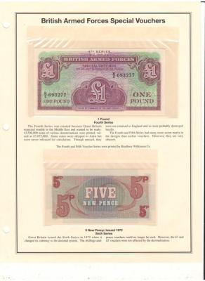 WORLD BANKNOTE COLLECTION. АНГЛИЯ. ДЛЯ АРМИИ. 1 фунт 2, 3, 4 серия, 5, 10 и 50 пенсов 6-я серия. UNC (400) 3.jpg