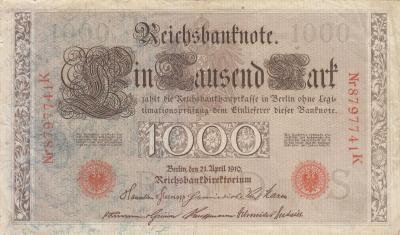 Германия 1000 марок 1910г (красная печать) (150) 1.jpg