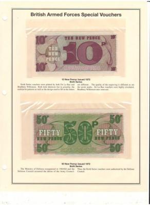 WORLD BANKNOTE COLLECTION. АНГЛИЯ. ДЛЯ АРМИИ. 1 фунт 2, 3, 4 серия, 5, 10 и 50 пенсов 6-я серия. UNC (400) 4.jpg