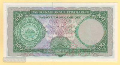 МОЗАМБИК. 100 эскудо 1961. UNC. (80) 2.jpg