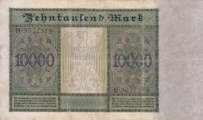 ГЕРМАНИЯ. 10.000 марок 1922. Большие. (350) 2.jpg