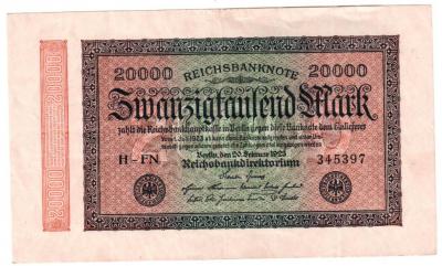 20000 марок 1923 Германия 70 001.jpg