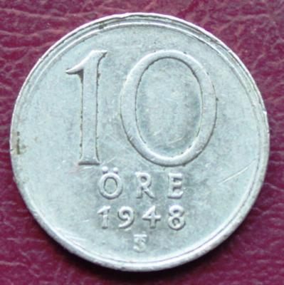 Швеция 10 Эре 1948 105р.JPG