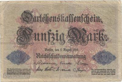 ГЕРМАНИЯ. 50 марок 1914. (80) 1.jpg