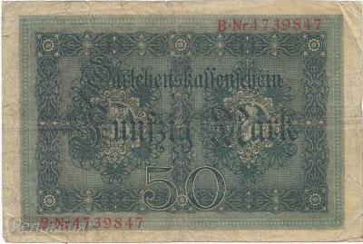 ГЕРМАНИЯ. 50 марок 1914. (80) 2.jpg