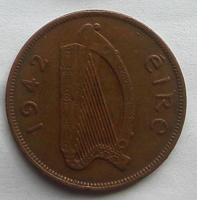 IMG19708выст Ирландия 1 пенни 1942.jpg