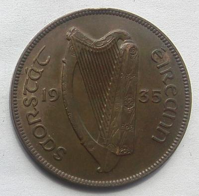 IMG00350выст Ирландия 1 пенни 1935.jpg