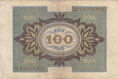 ГЕРМАНИЯ. 100 марок 1920. (80) 2.jpg