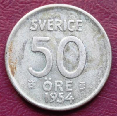 Швеция 50 Эре 1954 140р.JPG