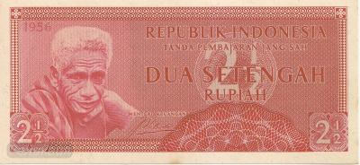 Индонезия 2 12 рупии 1956 г.  UNC (70) 1.jpg