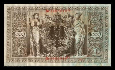 Германия, 1000 марок 1910 года, XF (200) 1.jpg