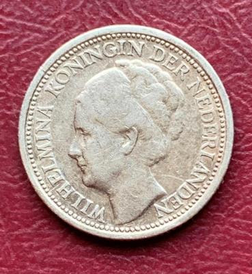 Нидерланды 10 центов 1938 год Вильгельмина серебро.jpg