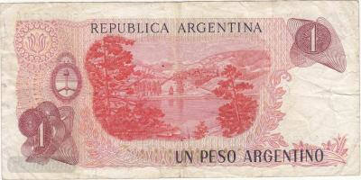 АРГЕНТИНА. 1 песо арг. 1983-84. (30) 2.jpg