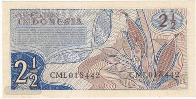 ИНДОНЕЗИЯ. 2,5 рупии 1961. аUNC. (60) 2.jpg