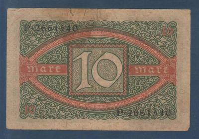 ГЕРМАНИЯ. 10 марок 1920. (80) 2.jpg