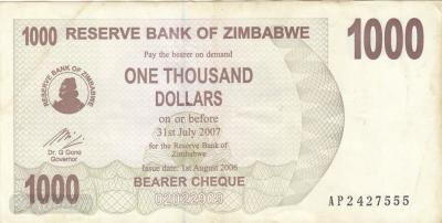 ЗИМБАБВЕ. 1000 долларов 2006. (60) 1.jpg