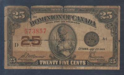 КАНАДА. 25 центов 1923. (150) 1.jpg