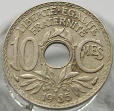 Франция 10 сантим 1935 1.JPG