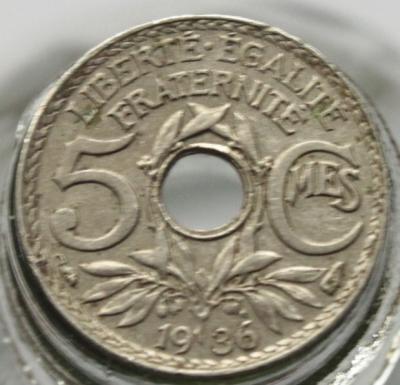 Франция 5 сантим 1936 1.JPG