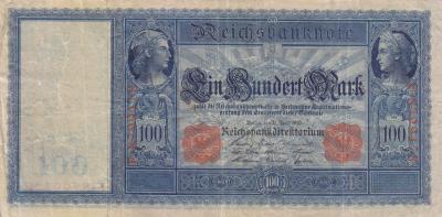 ГЕРМАНИЯ. 100 марок 1910. (180) 1.jpg