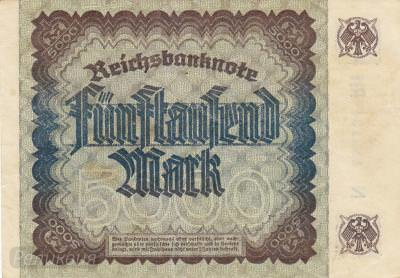 Германия. Веймарская республика. 5000 марок 1922. (130) 2.jpg